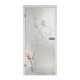 Glastür Floral 7005-F2 Sandgestrahlt