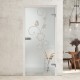 Glastür Floral 7005-F2 Sandgestrahlt