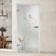 Glastür Floral 7005-F2 Sandgestrahlt