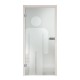 Glastür DL1 Herren 7017-S Sandgestrahlt