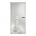 Glastür DL1 Barrierefrei 7018-S