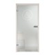 Glastür DL2 WC barrierefrei 7021-S Sandgestrahlt