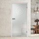 Glastür DL2 WC barrierefrei 7021-S Sandgestrahlt