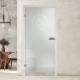Glastür DL2 WC barrierefrei 7021-S Sandgestrahlt