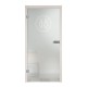 Glastür DL2 WC Unisex 7022-S Sandgestrahlt
