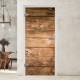 Glastür 9002 "Holz" Digitaldruck