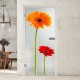 Glastüren Digitaldruck Glastür 1009-3 "Gerbera rot"
