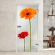 Glastüren Digitaldruck Glastür 1009-3 "Gerbera rot"