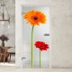 Glastüren Digitaldruck Glastür 1009-3 "Gerbera rot"
