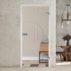 Glastür mit Rillenschliff-Design "DDC-12" - Wettbewerbsgewinner Rillenschliff-Designs