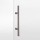 Glasschiebetür "Nebel" LD004 mit AG50