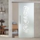 Glasschiebetür ST770 Satinato mit AG50 AG50 Schiebetüren