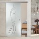 Glasschiebetür ST694 Satinato mit AG50 AG50 Schiebetüren