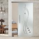 Glasschiebetür ST694 Satinato mit AG50 AG50 Schiebetüren