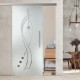 Glasschiebetür ST694 Satinato mit AG50 AG50 Schiebetüren