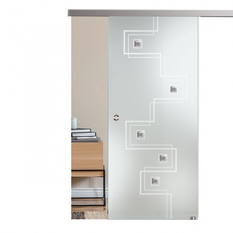 Glasschiebetür ST681 mit AG50 AG50 Schiebetüren