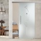 Glasschiebetür ST761 Satinato mit AG50 AG50 Schiebetüren