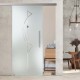 Glasschiebetür ST761 Satinato mit AG50 AG50 Schiebetüren