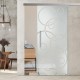 Glasschiebetür ST774 Sandstrahlung