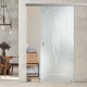 Glasschiebetür ST772 Satinato mit AG50 AG50 Schiebetüren
