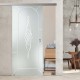 Glasschiebetür ST772 Satinato mit AG50 AG50 Schiebetüren