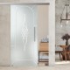 Glasschiebetür ST772 Satinato mit AG50 AG50 Schiebetüren