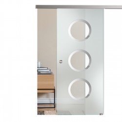 Glasschiebetür ST688-2 mit AG50 
