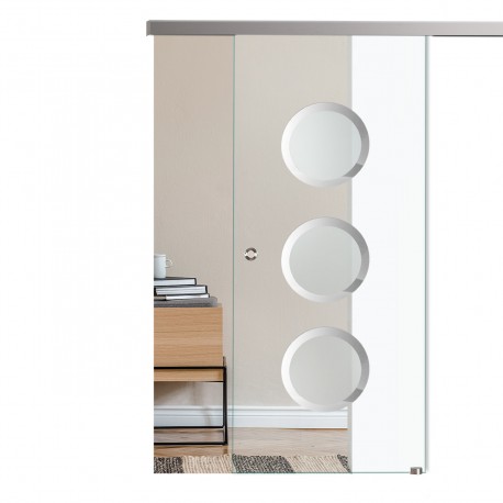 Glasschiebetür ST688 mit AG50 Float