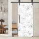 Glasschiebetür 1191- "Blumengewirr" mit Corvara Designschiebesystem