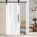 Glasschiebetür 1195- "longitudinal" mit Corvara Designschiebesystem