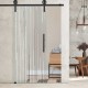 Glasschiebetür 1196- "longitudinal" mit Corvara Designschiebesystem