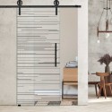 Glasschiebetür 1198- "cruzar" mit Corvara Designschiebesystem