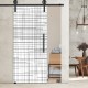 Glasschiebetür 1199- "cuadros" mit Corvara Designschiebesystem