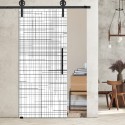 Glasschiebetür 1199- "cuadros" mit Corvara Designschiebesystem