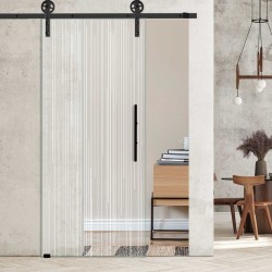 Glasschiebetür 1201- "longitudinal" mit Corvara Designschiebesystem