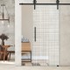 Glasschiebetür 1203- "cuadros" mit Corvara Designschiebesystem