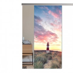 SlimLine45 Glasschiebetür 1065-1-Leuchtturm SlimLine45