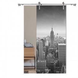 Schiebetür 1014-2 "New York" mit Digitaldruck