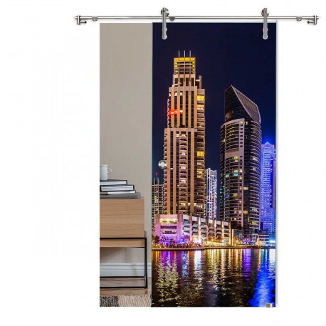 Schiebetür 1006-1 "Dubai" mit V1000 Digitaldruck-Schiebetüren