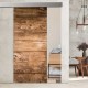 Schiebetür 9002 "Holz" mit ALU60 Digitaldruck- Schiebetüren