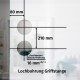S 631-S mit Softclose (opt.) ALU60 Schiebetüren