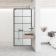 Walkin-Dusche mit Digitaldruck "Loft" 901