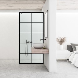 Walkin-Dusche mit Digitaldruck "Loft" 901