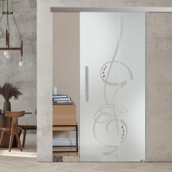 ! ÜBERPRODUKTION ! Glasschiebetür ST638-F2