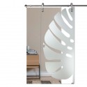 Glasschiebetür Monstera mit V3000 Schiebesystem