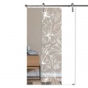 Glasschiebetür Hibiskus 1257 mit V3000 Schiebesystem