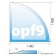 Ofenplatte mit Facette "OPF9"
