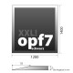 OPF-7 Schwarz Ofenplatten
