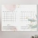 Kalender zum selbst beschriften - botanical leaves