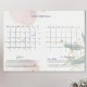 Kalender zum selbst beschriften - botanical leaves